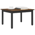 vidaXL Stolik kawowy Dąb dymny 60 x 50 x 36 cm Drewno inżynieryjne