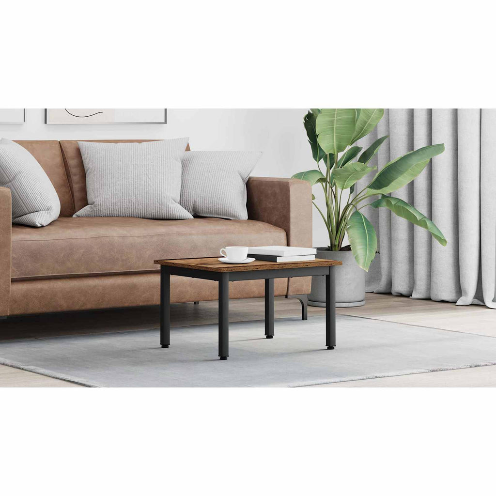 vidaXL Stolik kawowy Stare drewno 60 x 50 x 36 cm Drewno inżynieryjne