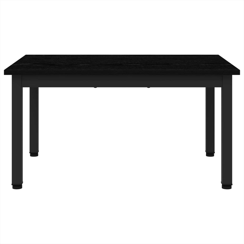 vidaXL Stolik kawowy Czarny Dąb 70 x 50 x 36 cm