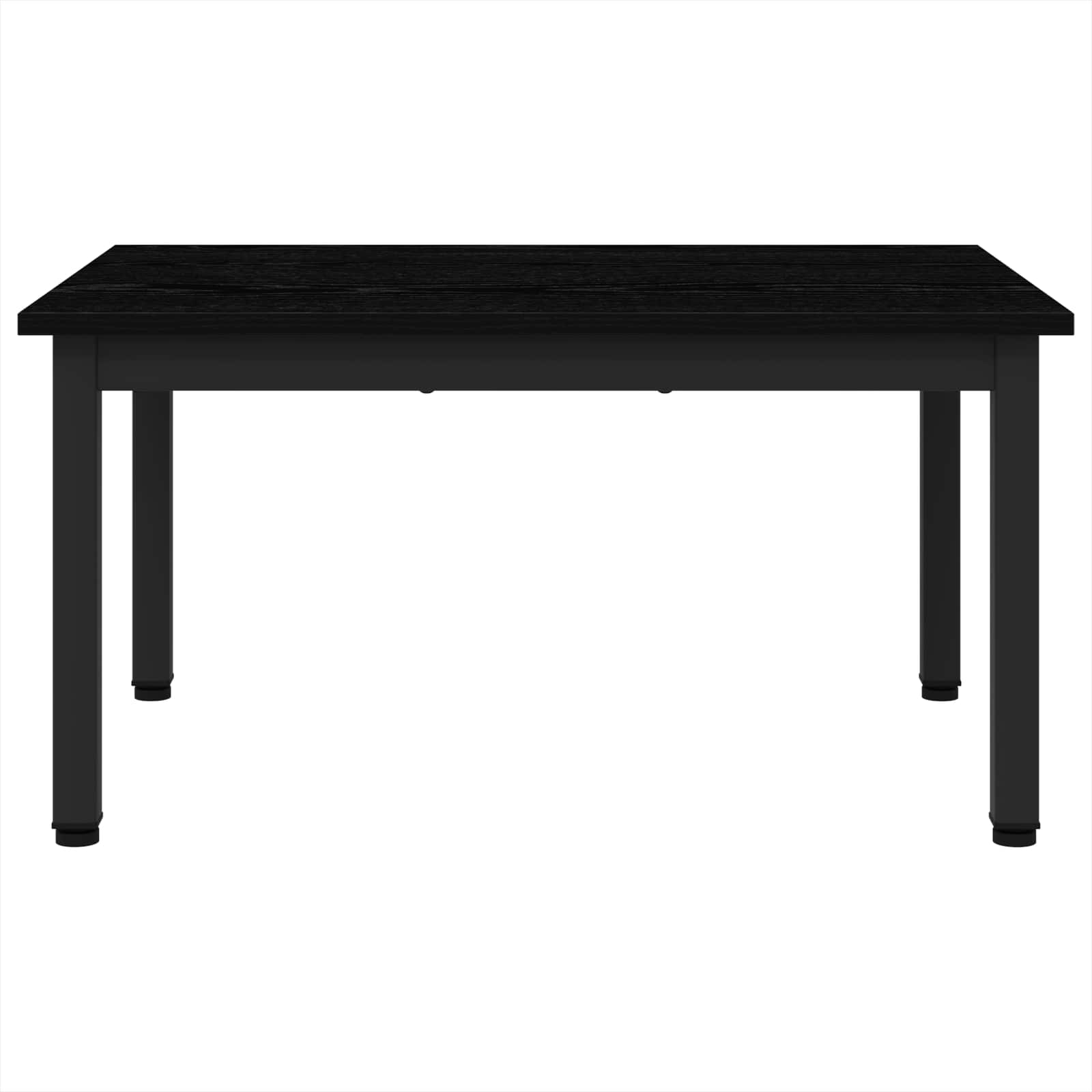 vidaXL Stolik kawowy Czarny Dąb 70 x 50 x 36 cm