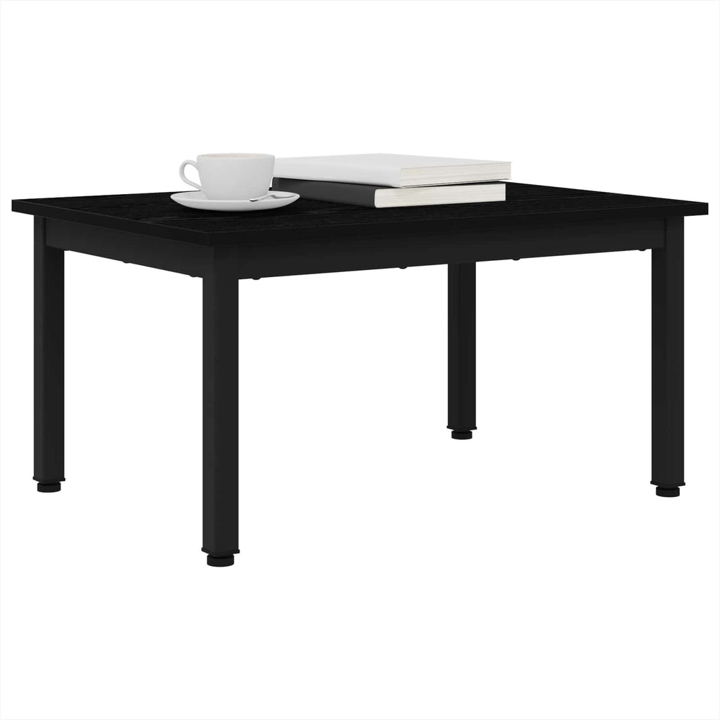 vidaXL Stolik kawowy Czarny Dąb 70 x 50 x 36 cm