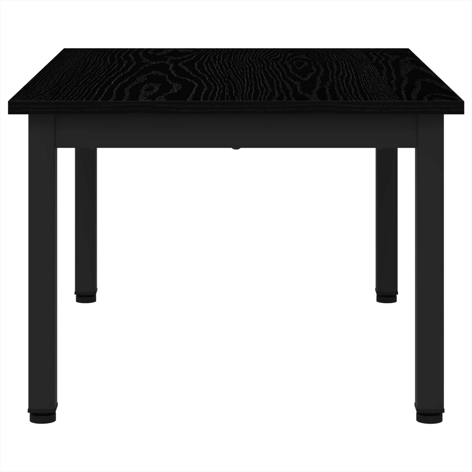 vidaXL Stolik kawowy Czarny Dąb 70 x 50 x 36 cm