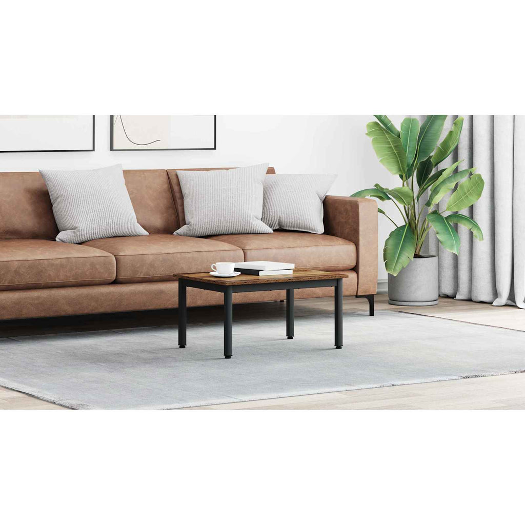 vidaXL Stolik kawowy Stare drewno 70 x 50 x 36 cm Drewno inżynieryjne
