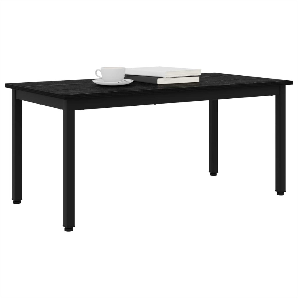 vidaXL Stolik kawowy Czarny Dąb 100 x 50 x 45 cm
