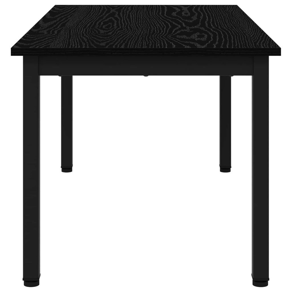 vidaXL Stolik kawowy Czarny Dąb 100 x 50 x 45 cm