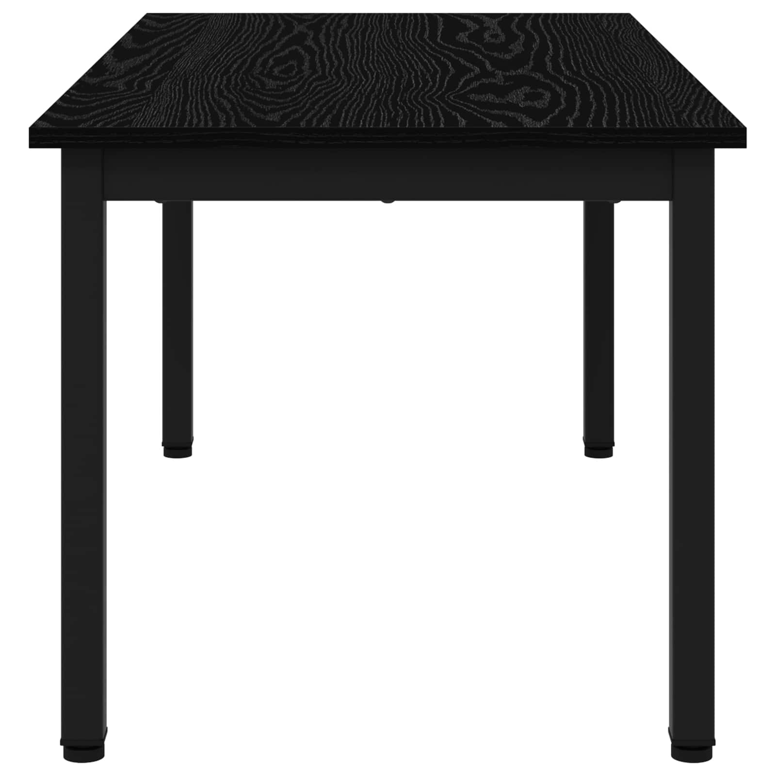 vidaXL Stolik kawowy Czarny Dąb 100 x 50 x 45 cm
