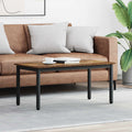 vidaXL Stolik kawowy Stare drewno 100 x 50 x 45 cm