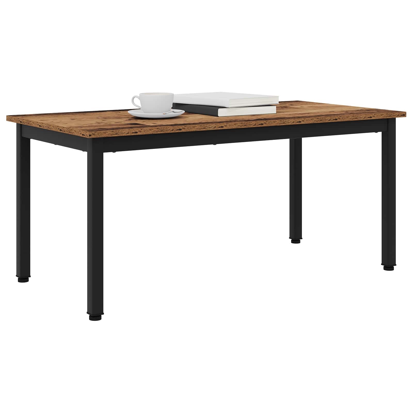 vidaXL Stolik kawowy Stare drewno 100 x 50 x 45 cm