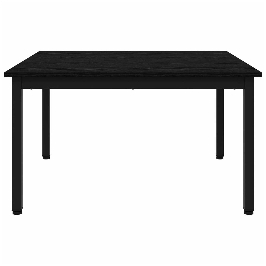 vidaXL Stolik kawowy Czarny Dąb 80 x 80 x 45 cm