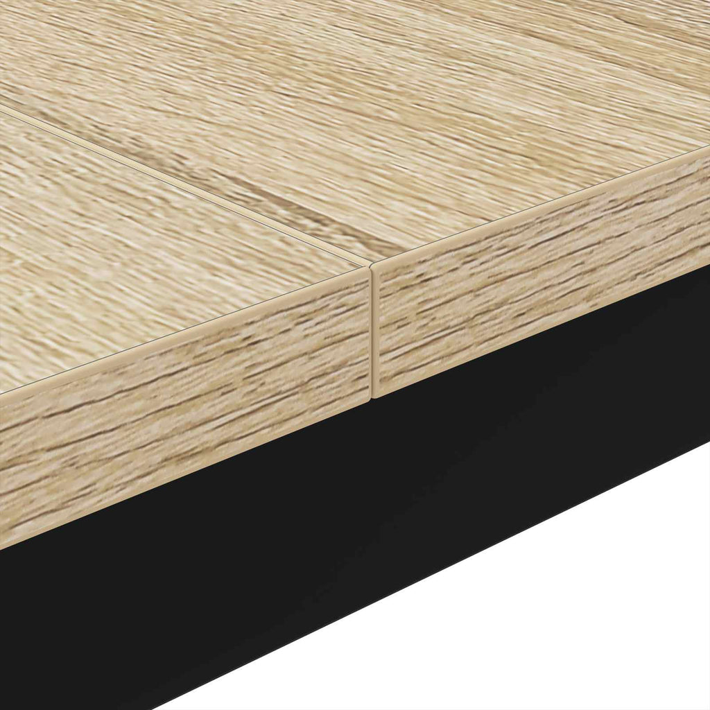 vidaXL Stolik kawowy Sonoma 80 x 80 x 45 cm Materiał drewnopochodny