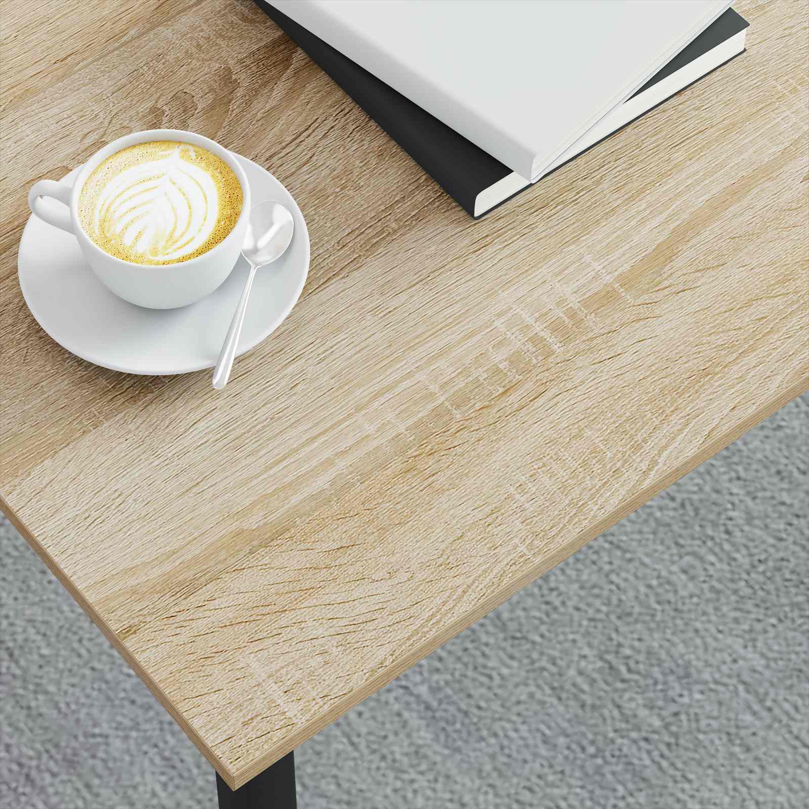 vidaXL Stolik kawowy Sonoma 80 x 80 x 45 cm Materiał drewnopochodny