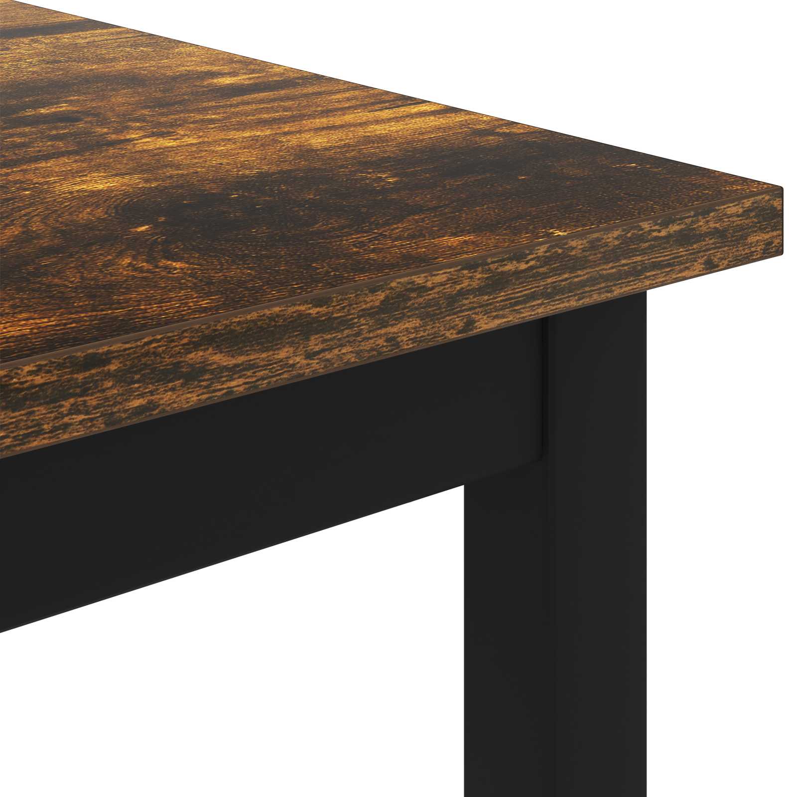 vidaXL Stolik kawowy Dąb dymny 80 x 80 x 45 cm Materiał drewnopochodny