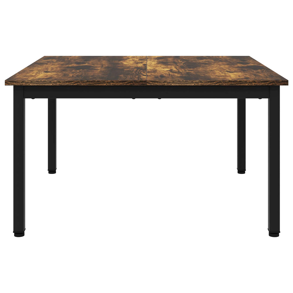 vidaXL Stolik kawowy Dąb dymny 80 x 80 x 45 cm Materiał drewnopochodny