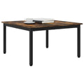 vidaXL Stolik kawowy Dąb dymny 80 x 80 x 45 cm Drewno inżynieryjne