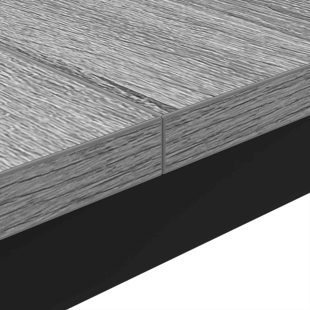 vidaXL Stolik kawowy Szary Sonoma 80 x 80 x 45 cm