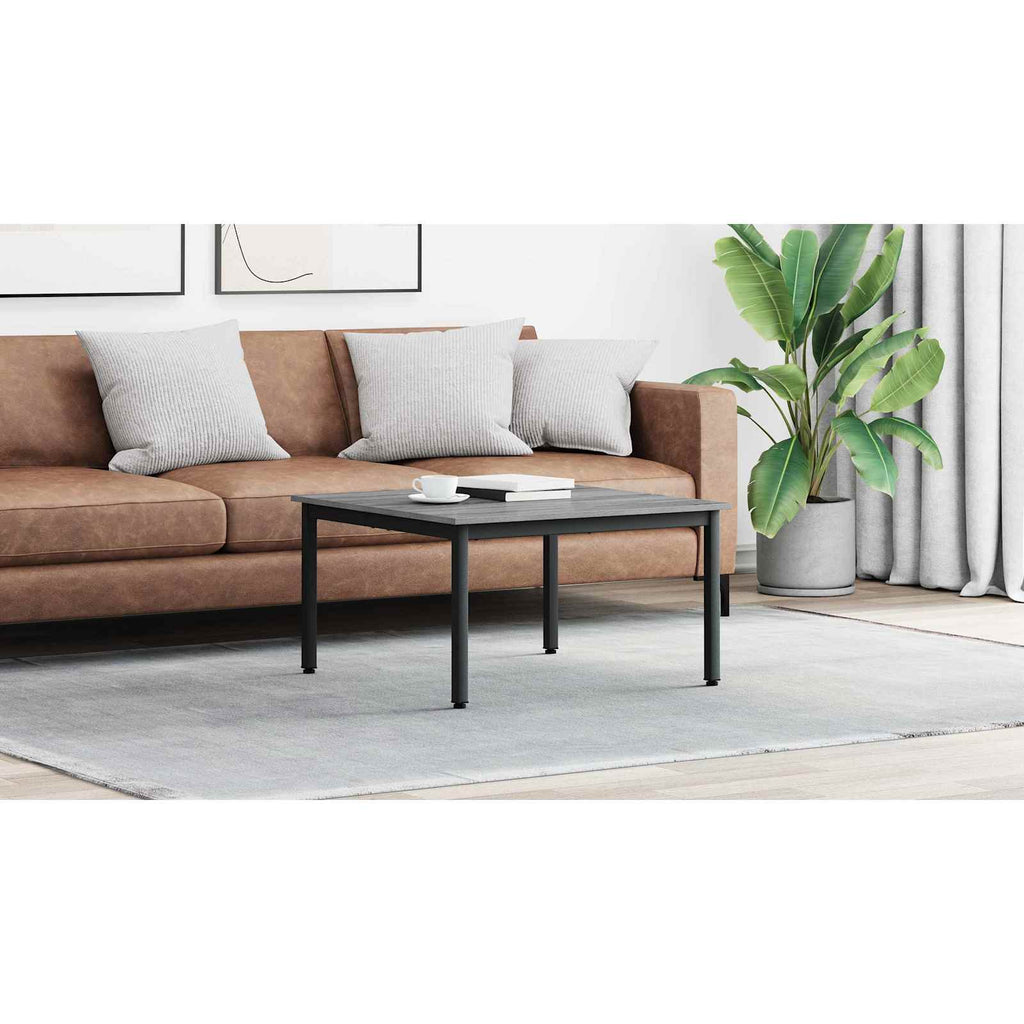 vidaXL Stolik kawowy Szary Sonoma 80 x 80 x 45 cm Drewno inżynieryjne