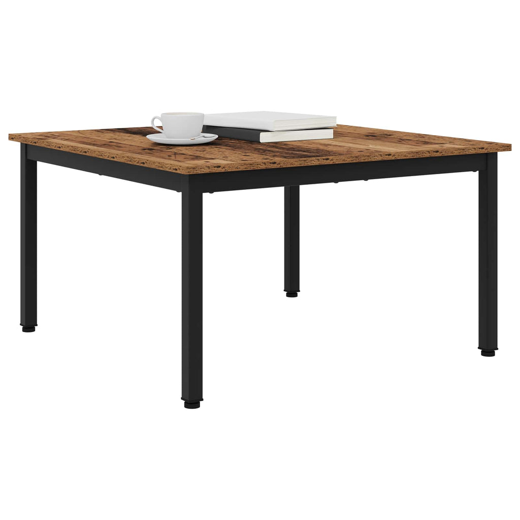 vidaXL Stolik kawowy Stare drewno 80 x 80 x 45 cm