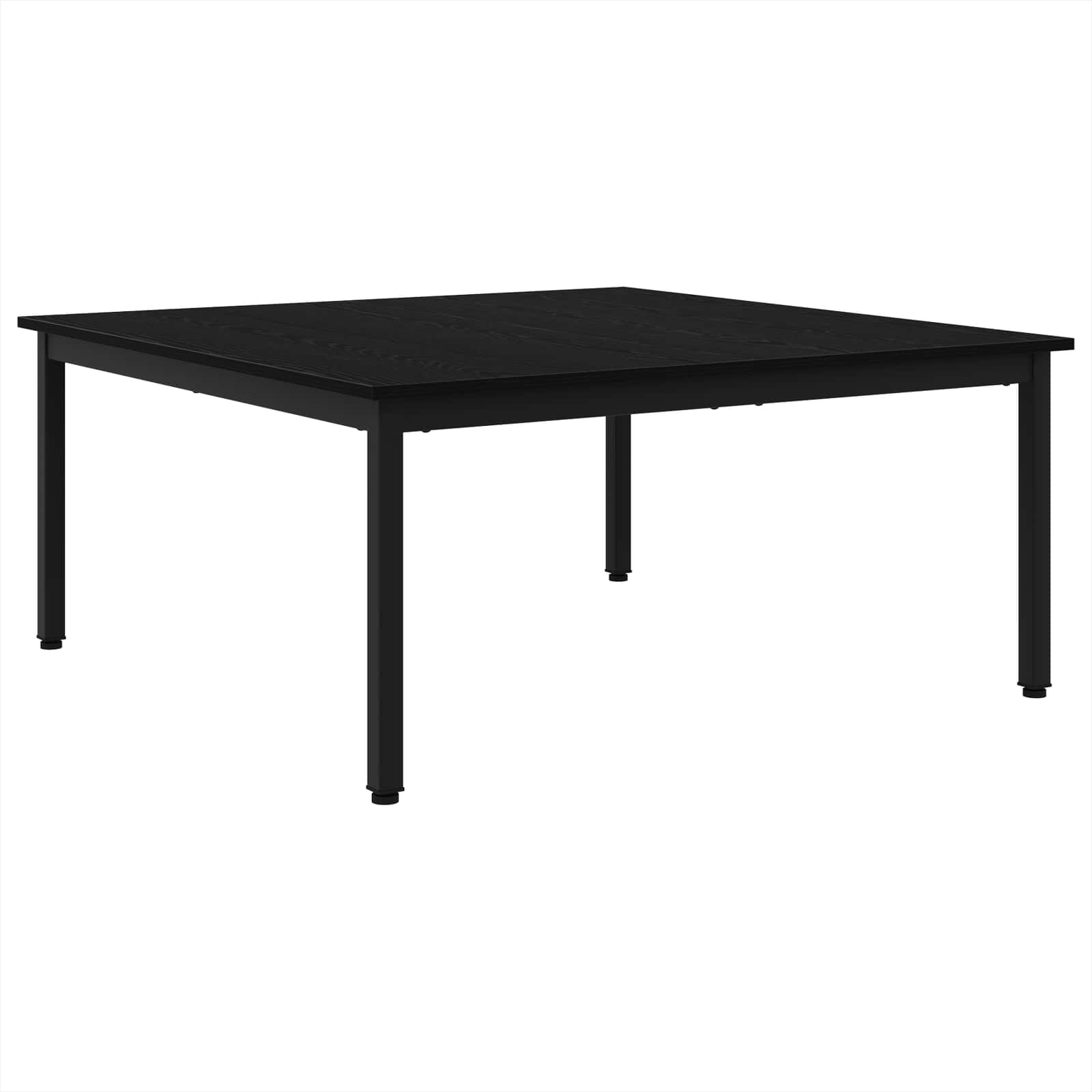 vidaXL Stolik kawowy Czarny Dąb 100 x 100 x 45 cm