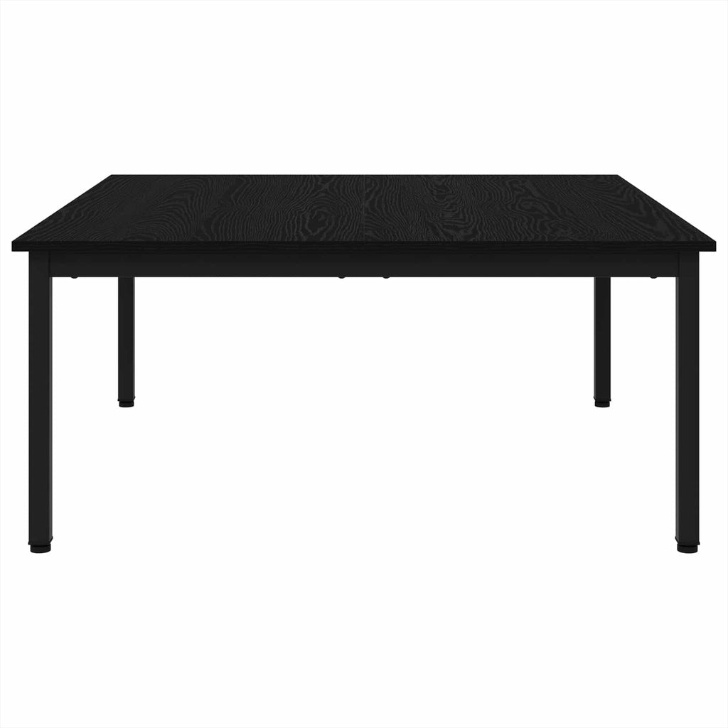 vidaXL Stolik kawowy Czarny Dąb 100 x 100 x 45 cm