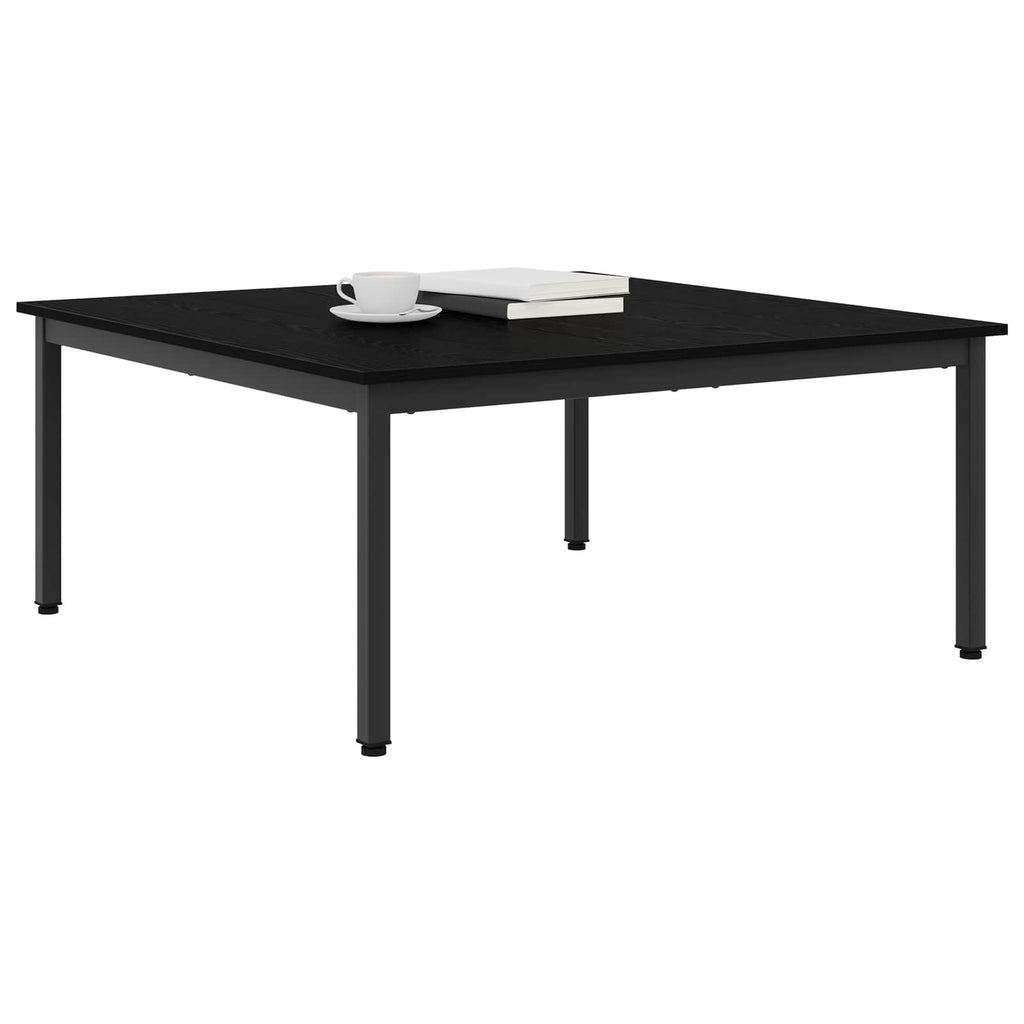 vidaXL Stolik kawowy Czarny Dąb 100 x 100 x 45 cm
