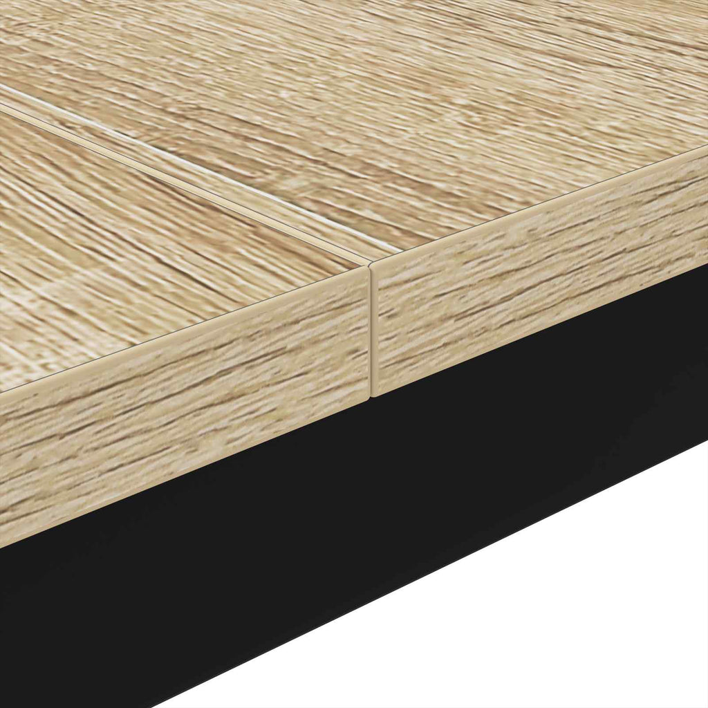 vidaXL Stolik kawowy Sonoma 100 x 100 x 45 cm Materiał drewnopochodny