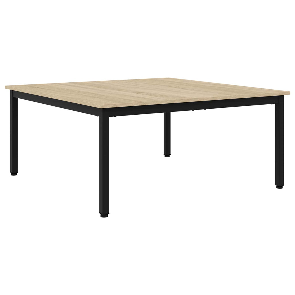 vidaXL Stolik kawowy Sonoma 100 x 100 x 45 cm Materiał drewnopochodny