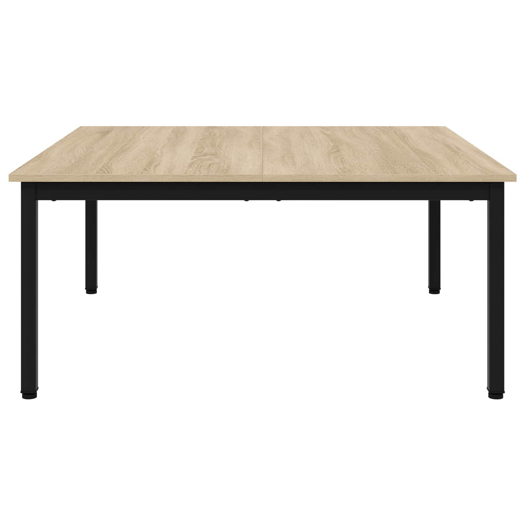 vidaXL Stolik kawowy Sonoma 100 x 100 x 45 cm Materiał drewnopochodny