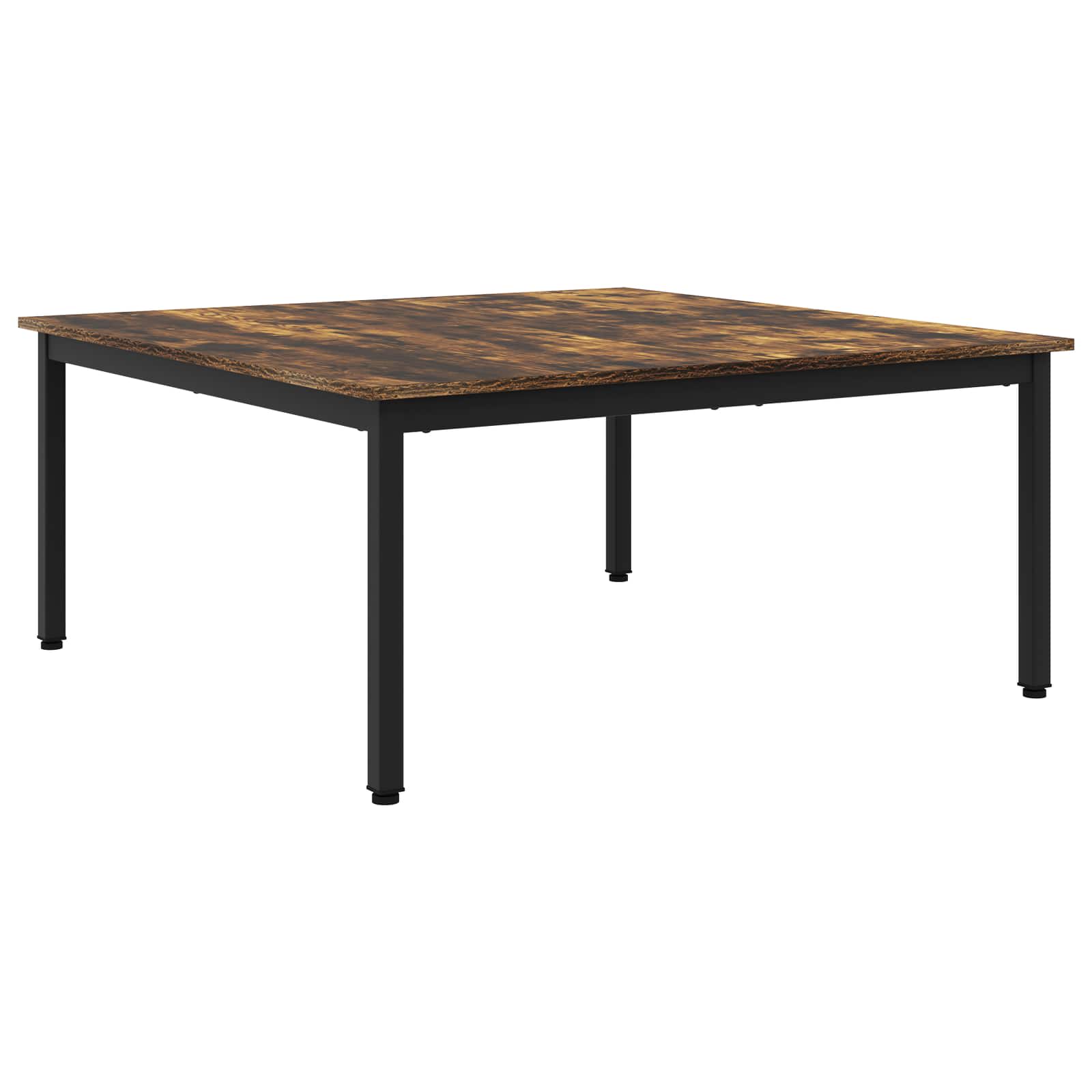 vidaXL Stolik kawowy Dąb dymny 100 x 100 x 45 cm