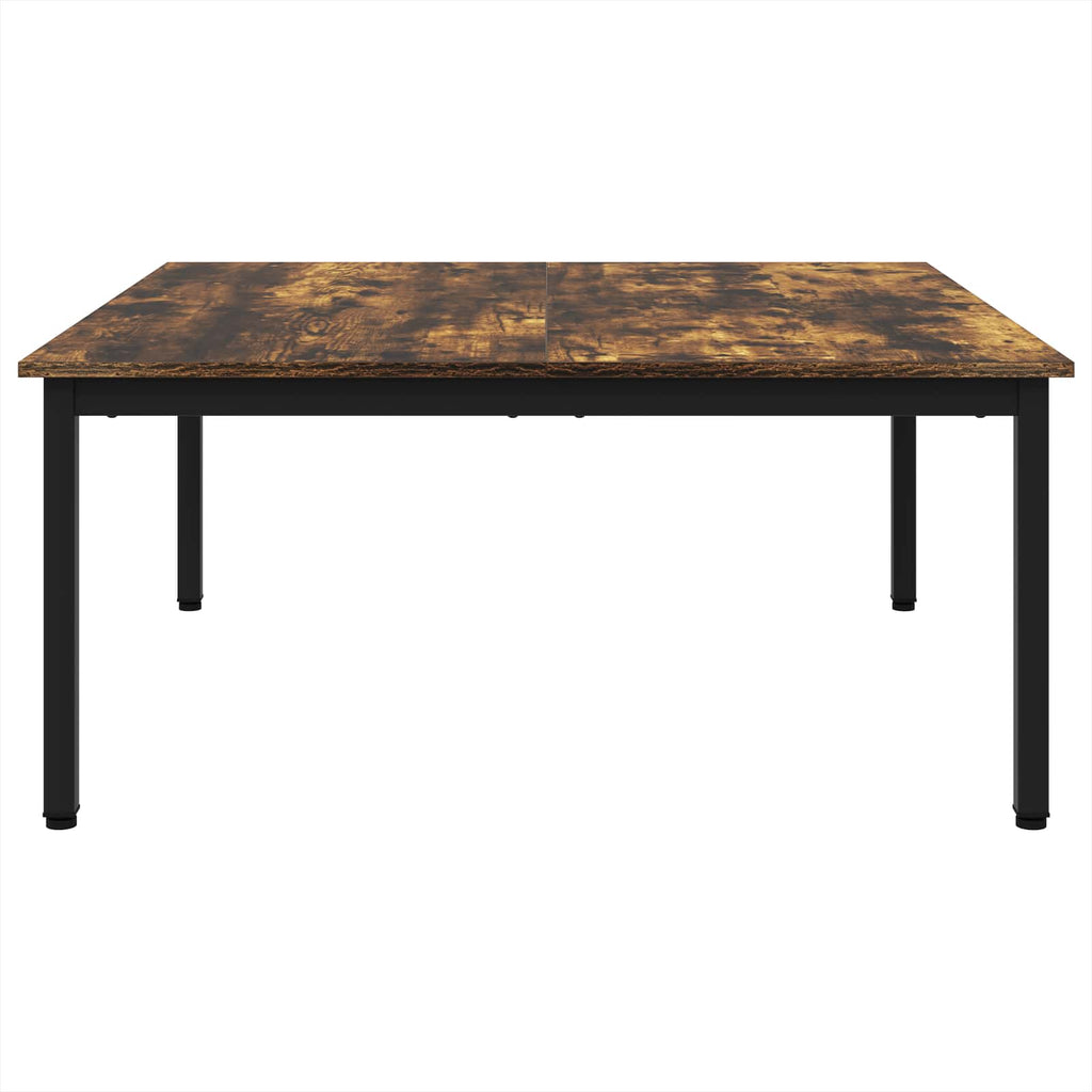 vidaXL Stolik kawowy Dąb dymny 100 x 100 x 45 cm