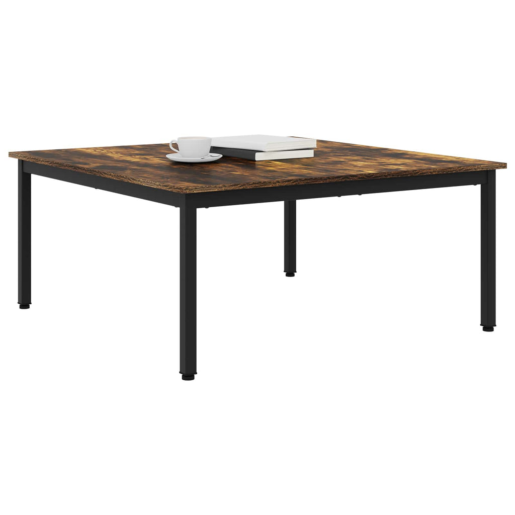 vidaXL Stolik kawowy Dąb dymny 100 x 100 x 45 cm