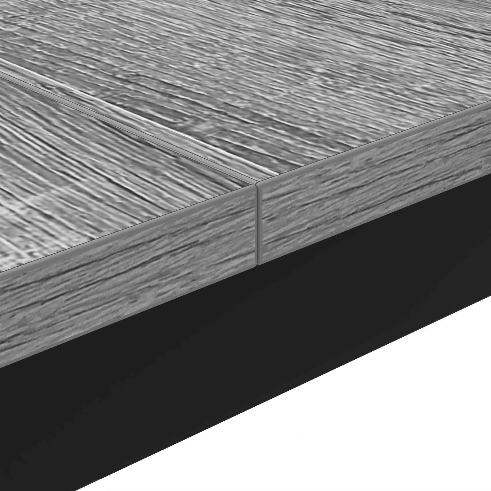 vidaXL Stolik kawowy Szary Sonoma 100 x 100 x 45 cm