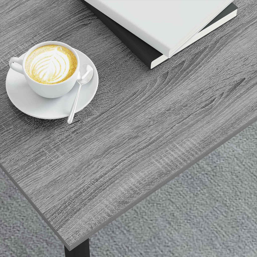 vidaXL Stolik kawowy Szary Sonoma 100 x 100 x 45 cm