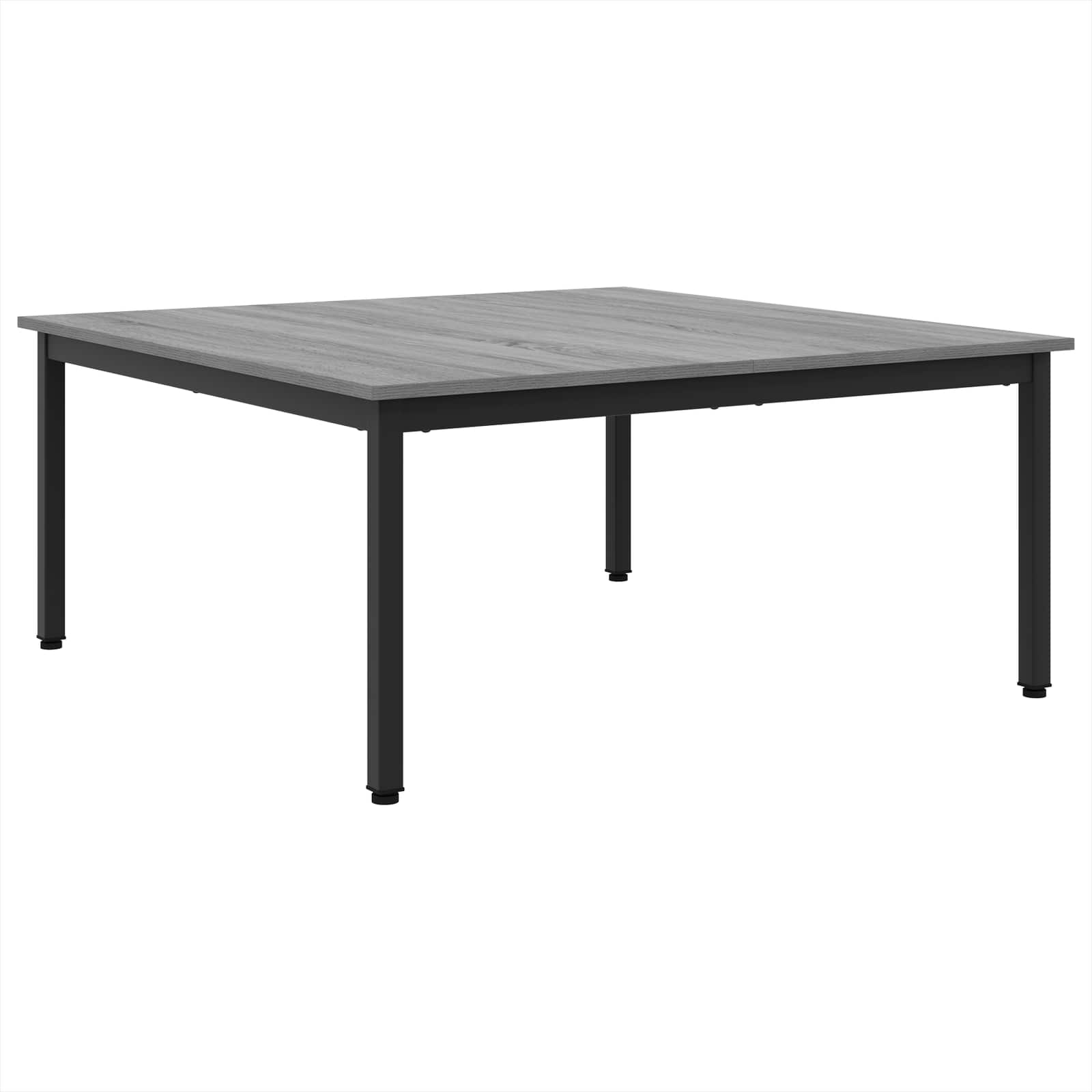 vidaXL Stolik kawowy Szary Sonoma 100 x 100 x 45 cm