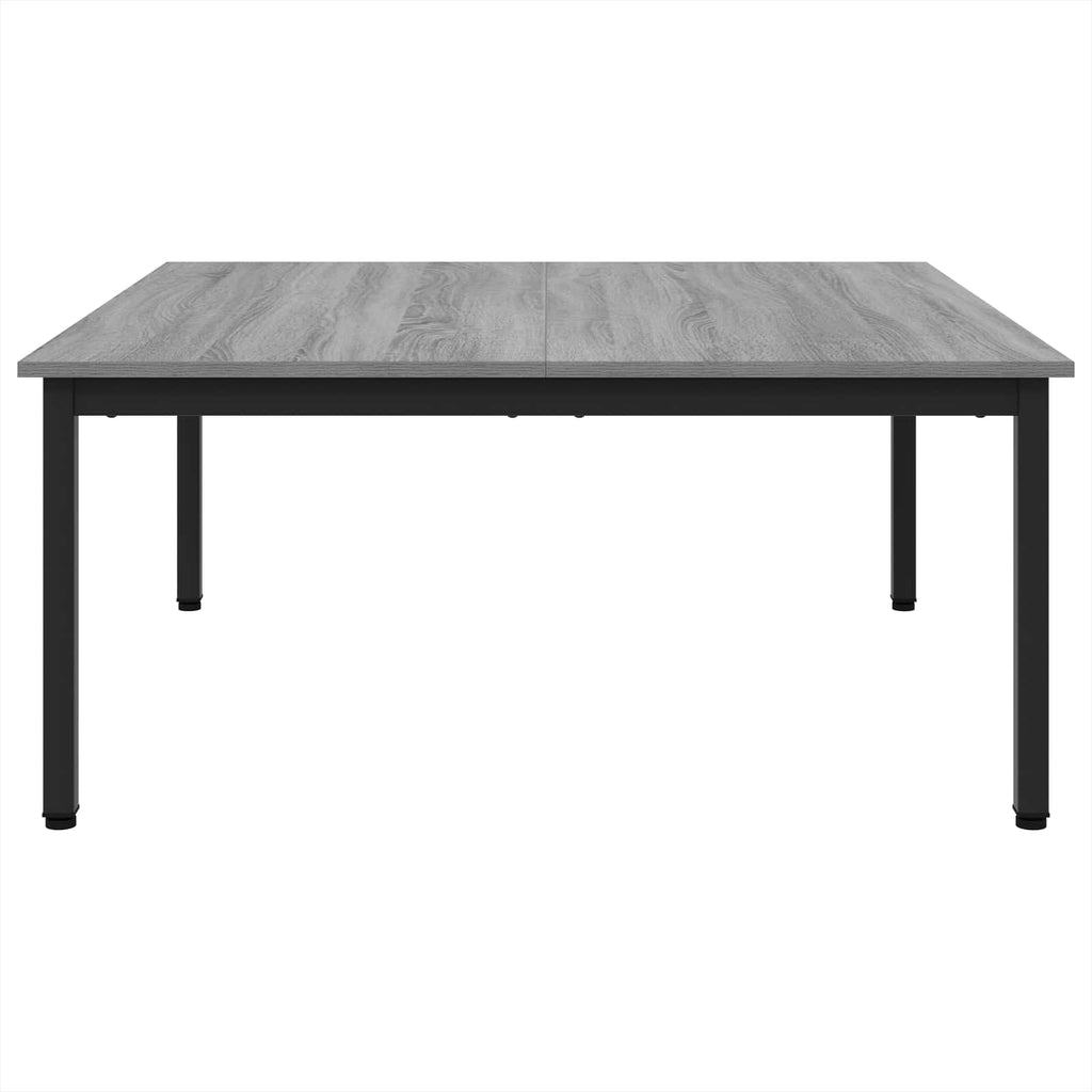 vidaXL Stolik kawowy Szary Sonoma 100 x 100 x 45 cm