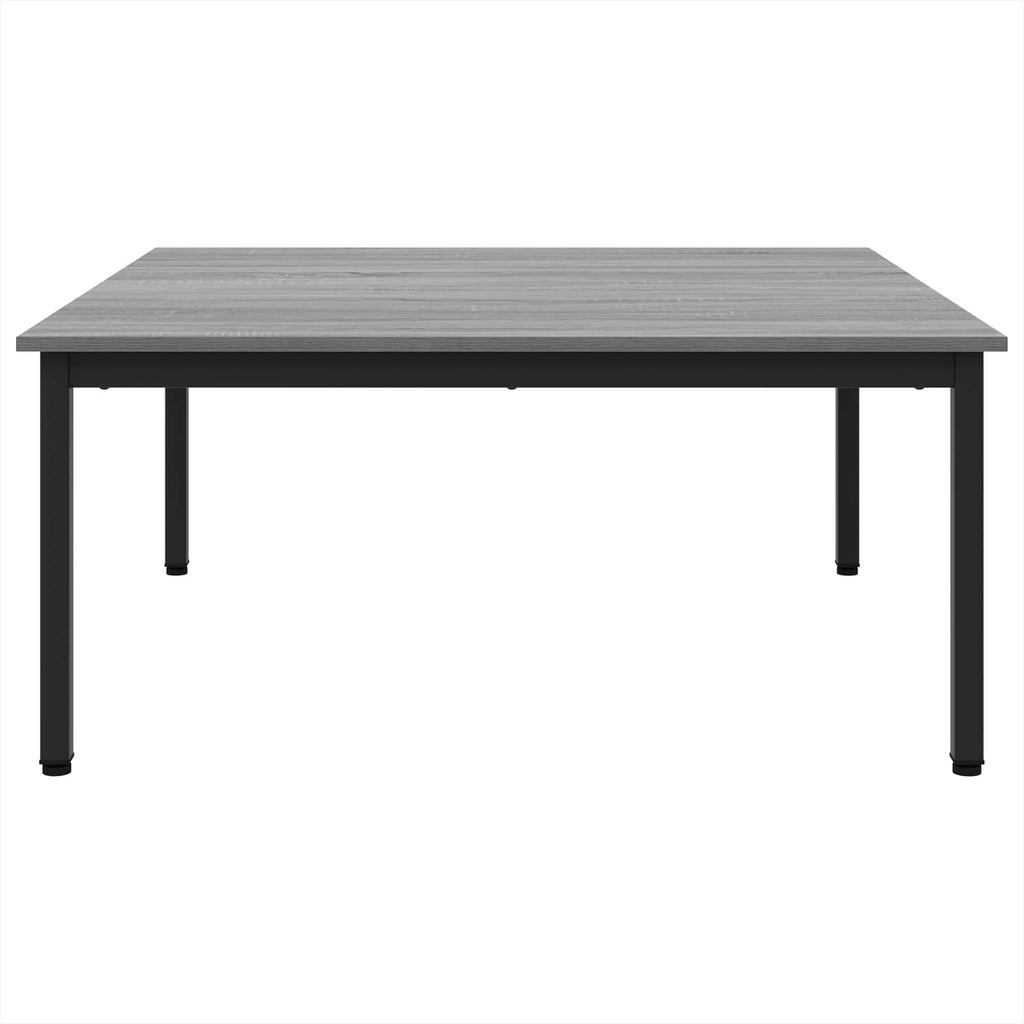 vidaXL Stolik kawowy Szary Sonoma 100 x 100 x 45 cm