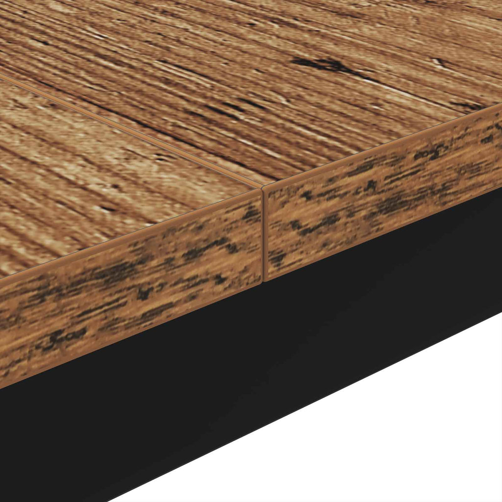 vidaXL Stolik kawowy Stare drewno 100 x 100 x 45 cm