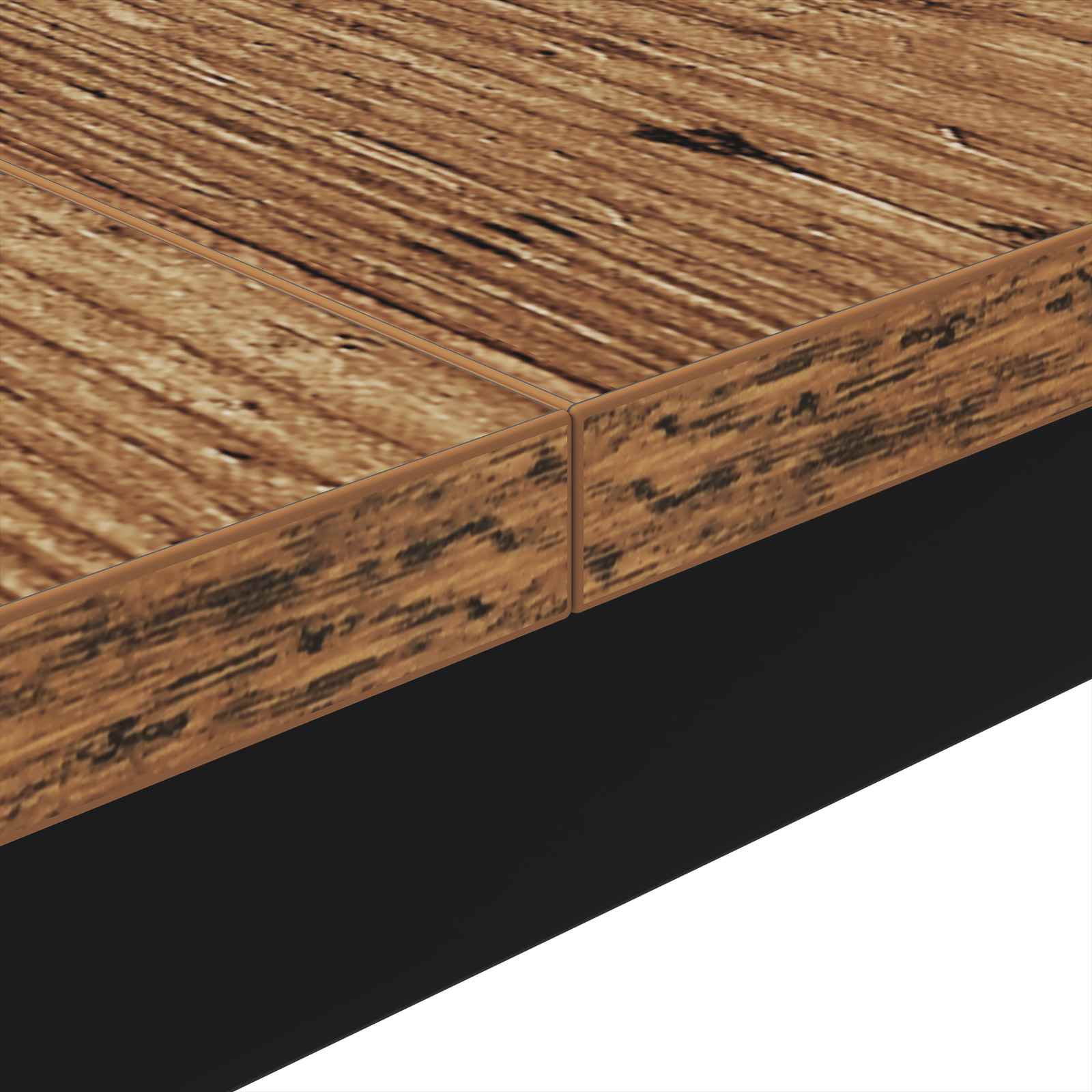 vidaXL Stolik kawowy Stare drewno 100 x 100 x 45 cm