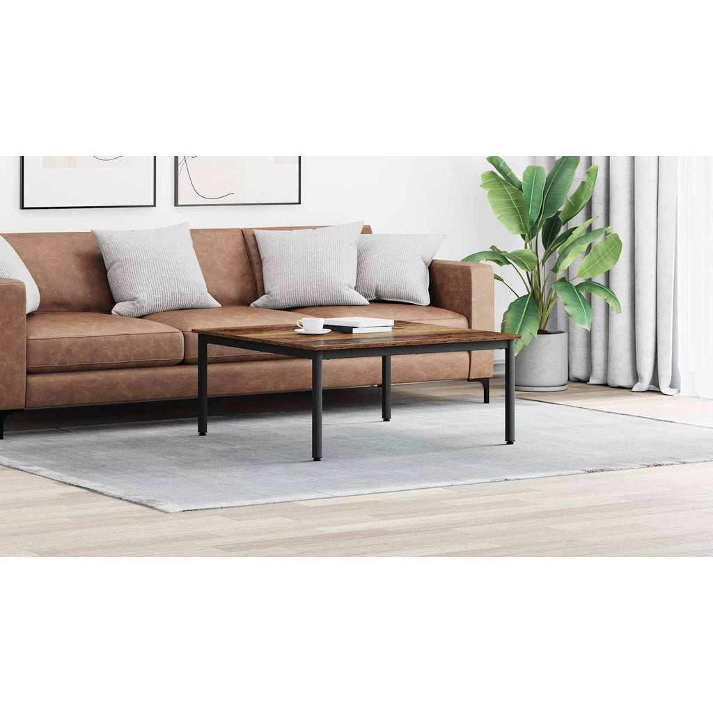 vidaXL Stolik kawowy Stare drewno 100 x 100 x 45 cm