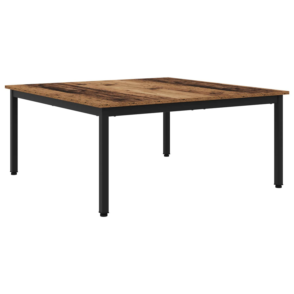 vidaXL Stolik kawowy Stare drewno 100 x 100 x 45 cm