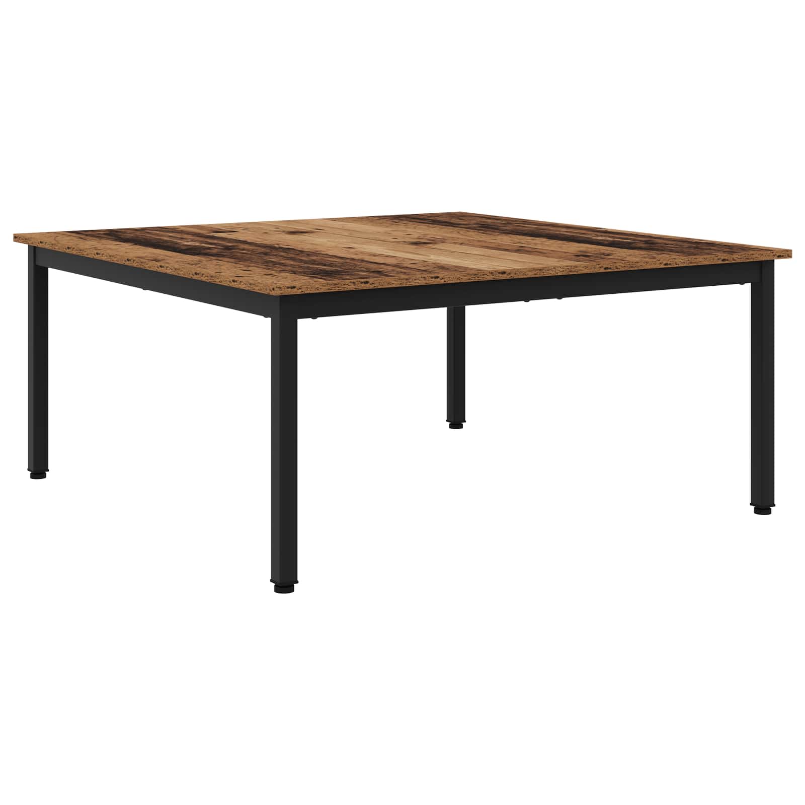 vidaXL Stolik kawowy Stare drewno 100 x 100 x 45 cm