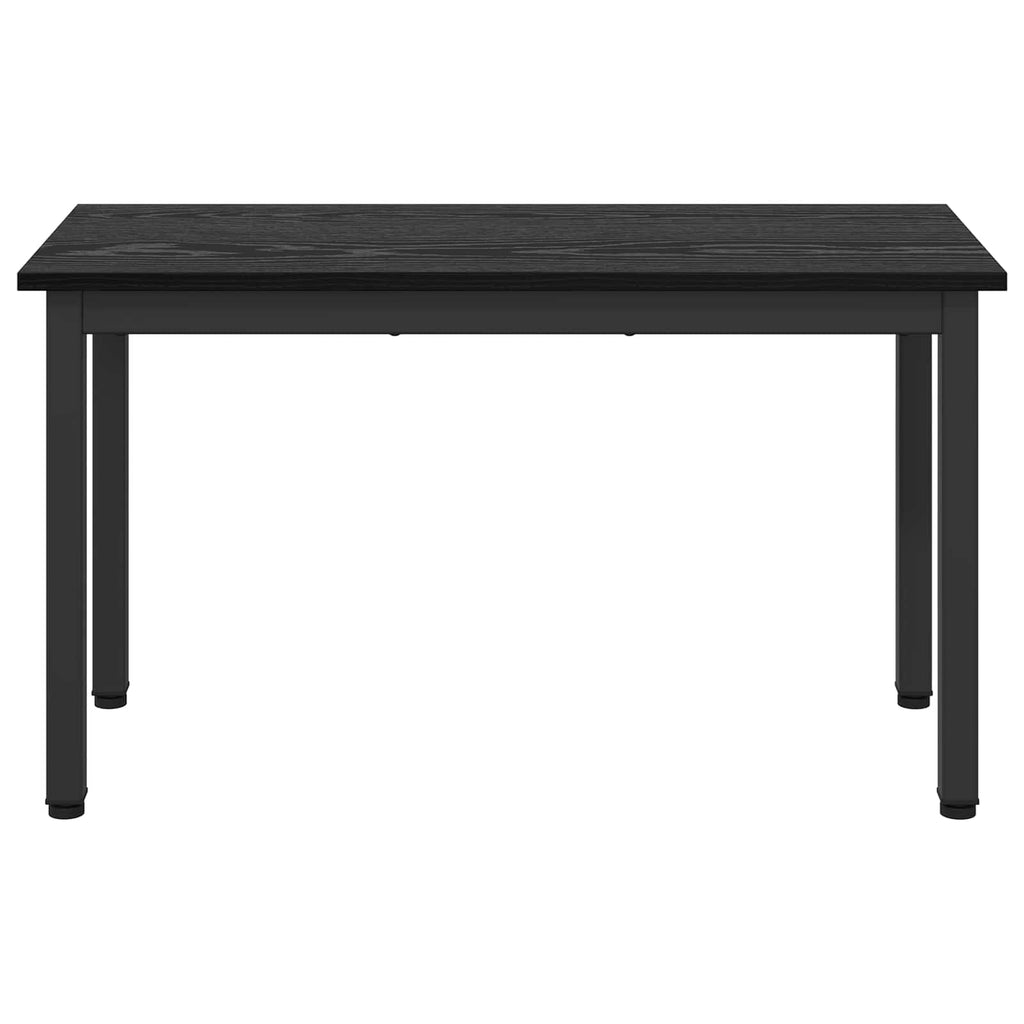 vidaXL ławka Czarny Dąb 80 x 35 x 45 cm Materiał drewnopochodny