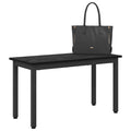 vidaXL ławka Czarny Dąb 80 x 35 x 45 cm Drewno inżynieryjne