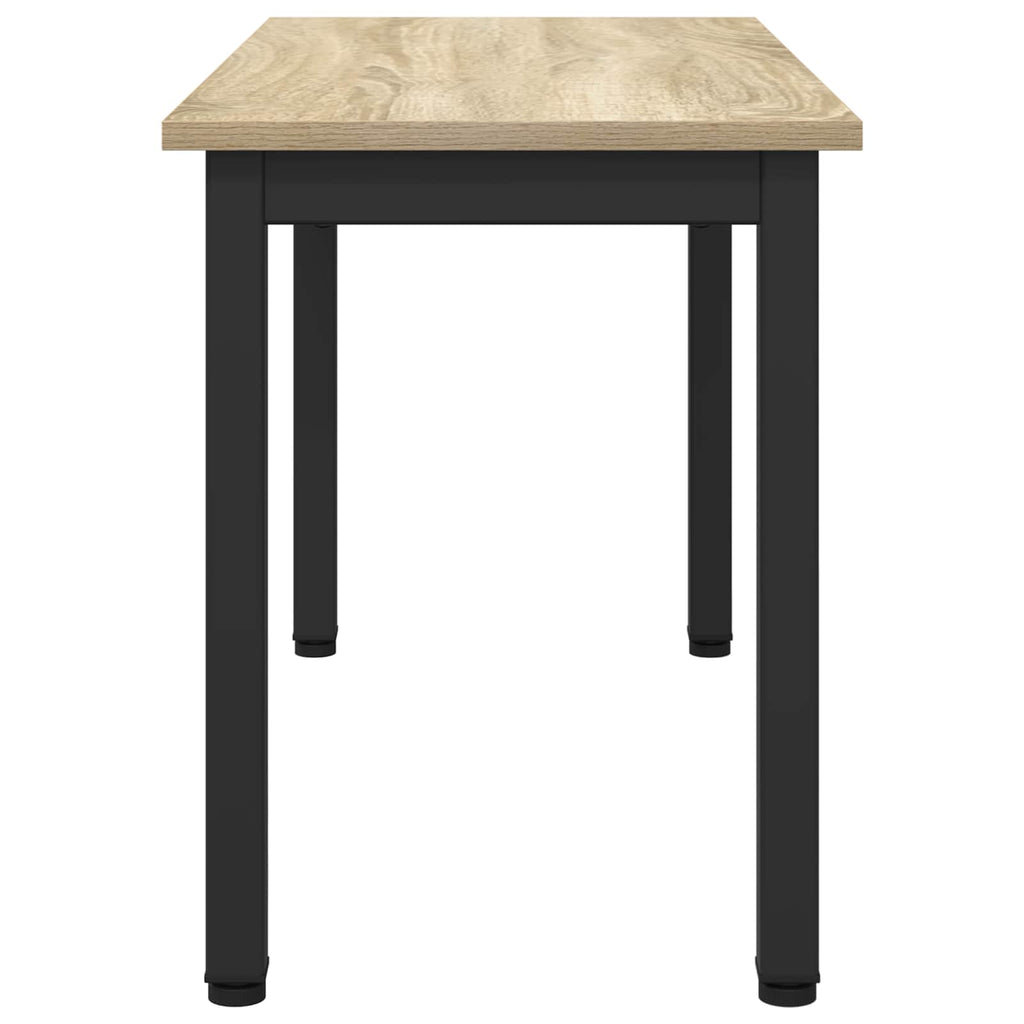 vidaXL ławka Sonoma 80 x 35 x 45 cm Materiał drewnopochodny