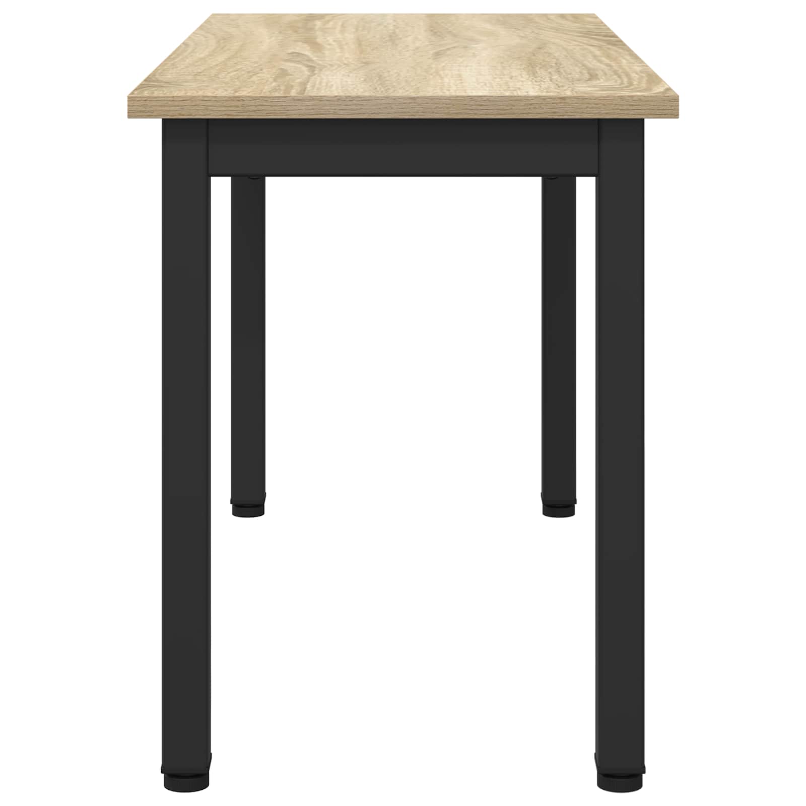 vidaXL ławka Sonoma 80 x 35 x 45 cm Materiał drewnopochodny