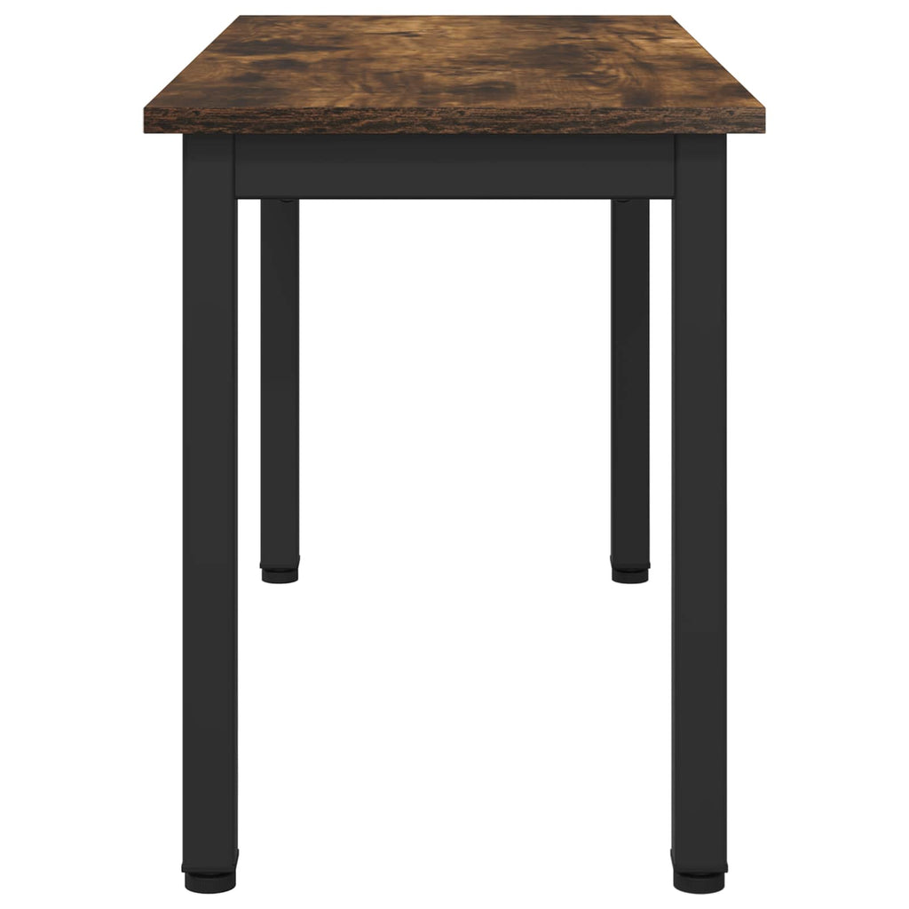 vidaXL ławka Dąb dymny 80 x 35 x 45 cm Materiał drewnopochodny