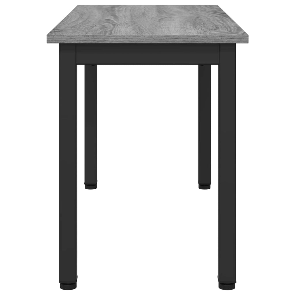 vidaXL ławka Szary Sonoma 80 x 35 x 45 cm Materiał drewnopochodny
