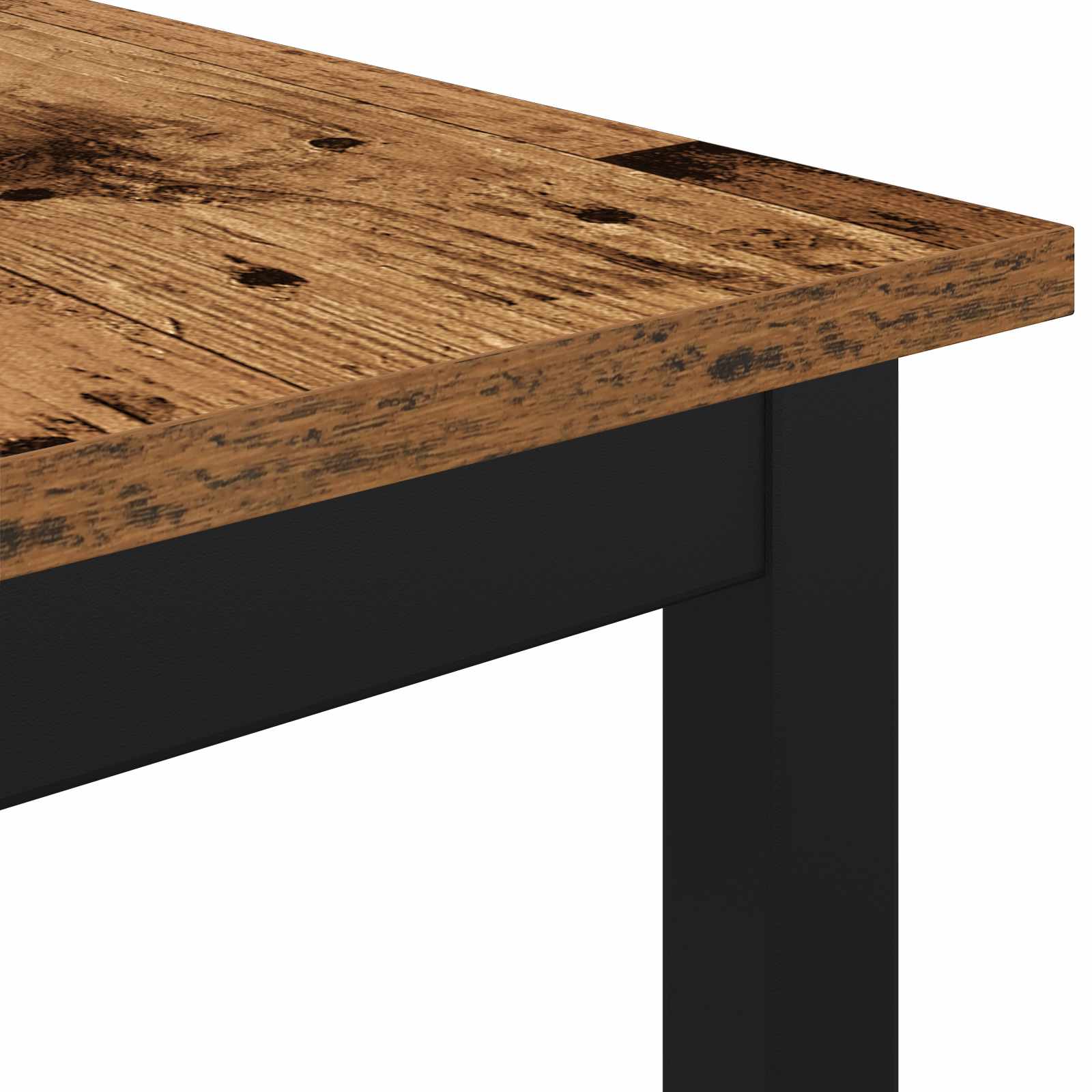 vidaXL ławka Stare drewno 80 x 35 x 45 cm Materiał drewnopochodny