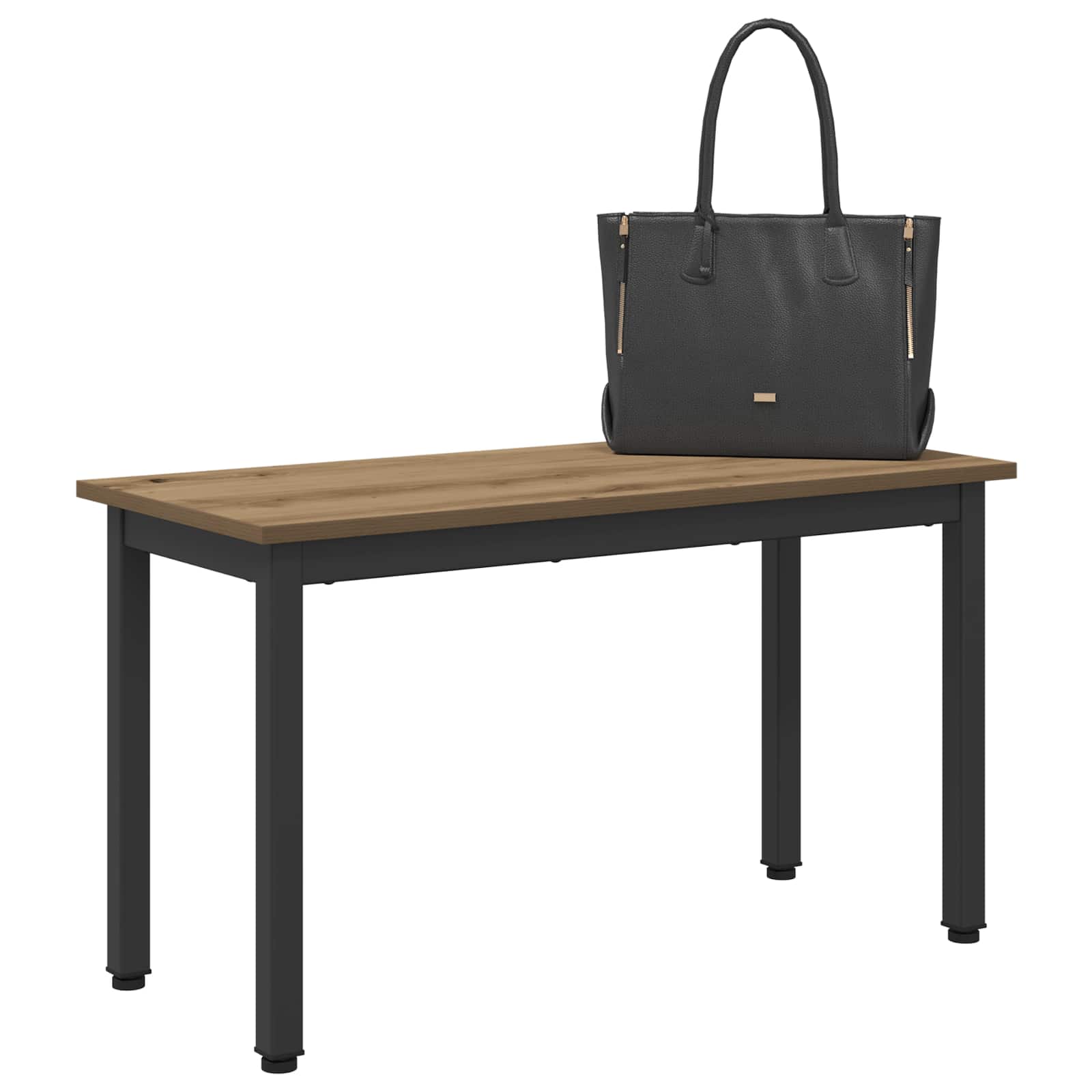 vidaXL ławka Dąb rzemieślniczy 80 x 35 x 45 cm Materiał drewnopochodny