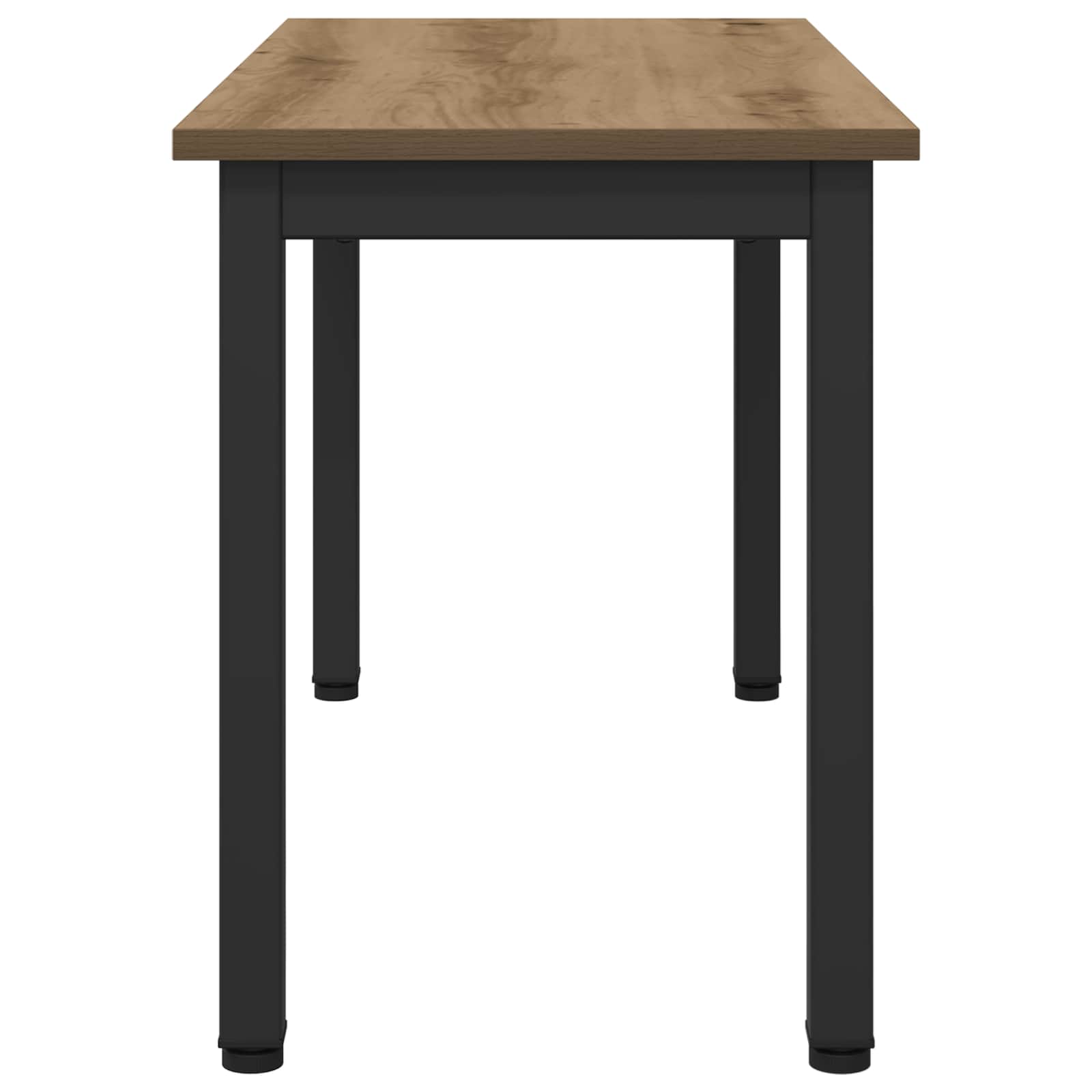 vidaXL ławka Dąb rzemieślniczy 80 x 35 x 45 cm Materiał drewnopochodny