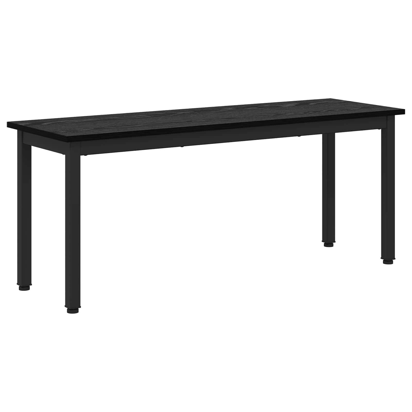 vidaXL ławka Czarny Dąb 110 x 35 x 45 cm Materiał drewnopochodny